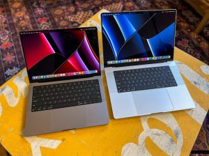 Apple MacBook Pro 14″ Laptop: 8-Core Apple M1 Pro, 14-Core.