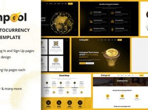 ICO, Bitcoin And Crypto Currency HTML Template