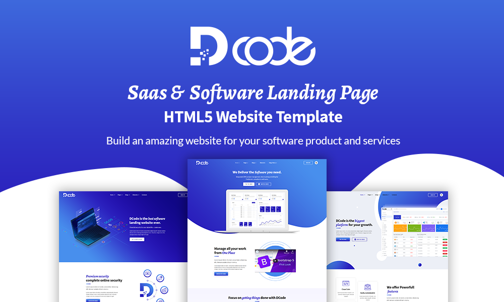 Start your SaaS business with a responsive landing page